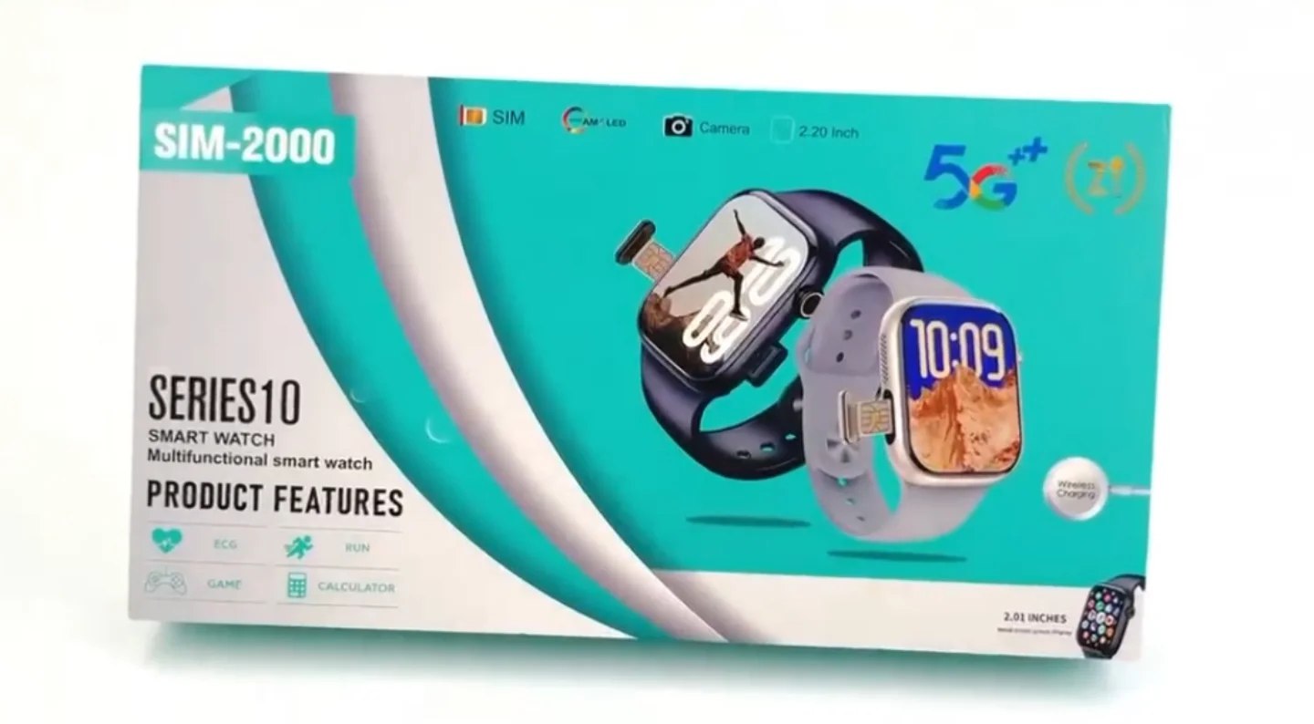 ساعت هوشمند سیم‌ کارت‌ خور SIM 2000 سری ۱۰ (۵G با دوربین و قابلیت مستقل)