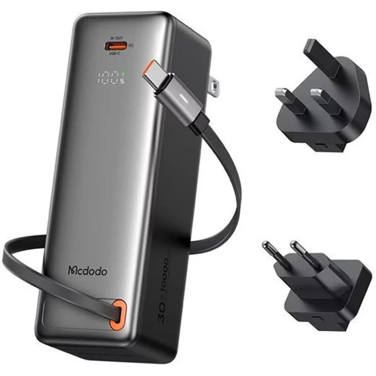 نمای ظاهری پاوربانک فست شارژ Mcdodo مدل MC-318