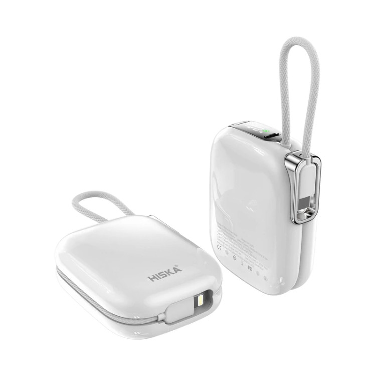 پاوربانک قابل حمل و سبک هیسکا با محافظت هوشمند و شارژ سریع