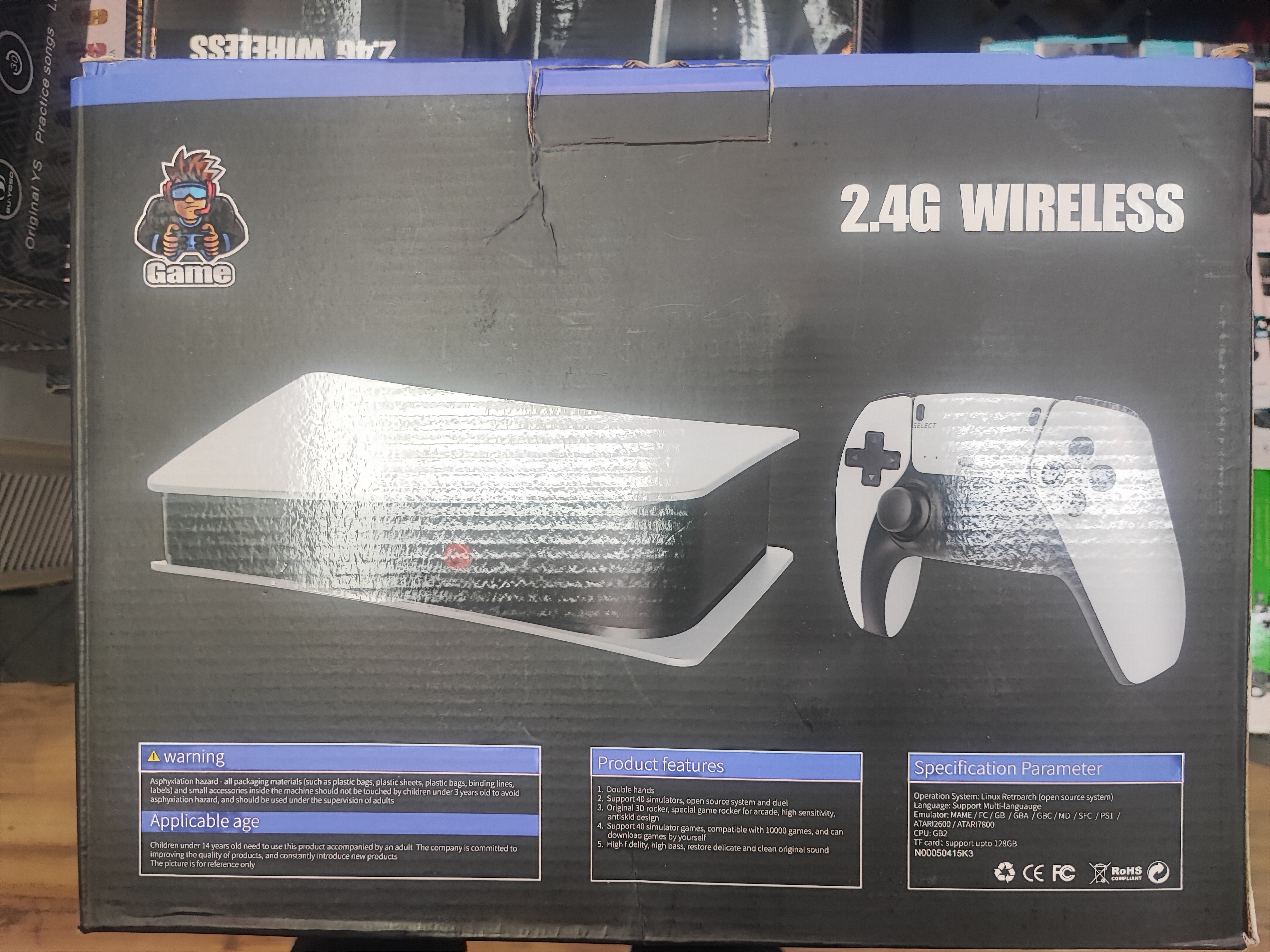 کنسول بازی M5 گیم استیک پرو 4K با دو دسته بی‌سیم