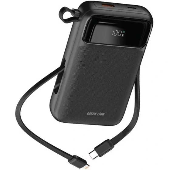 پاوربانک وایرلس گرین لاین Luzern 20000mAh شارژ بی‌سیم و پرسرعت