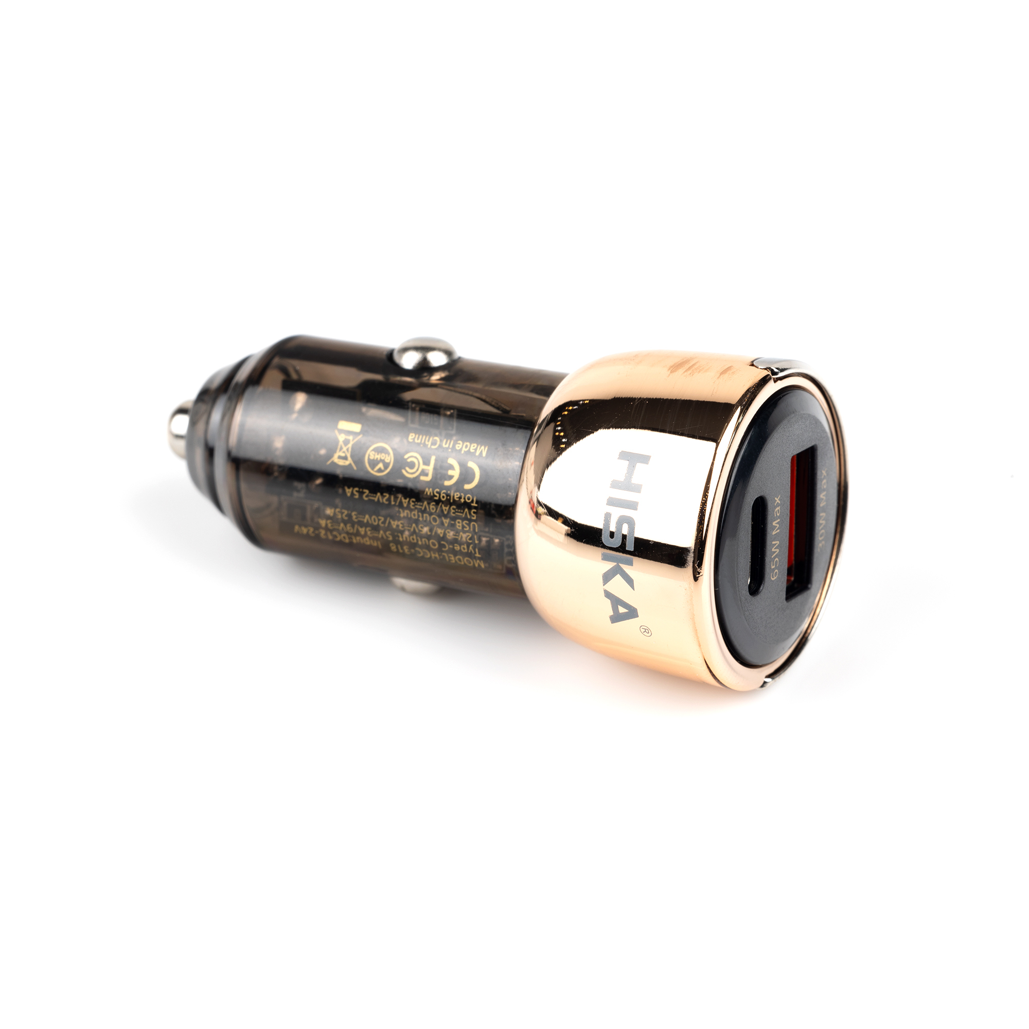 شارژر فندکی ۹۵ وات هیسکا مدل HCC-318