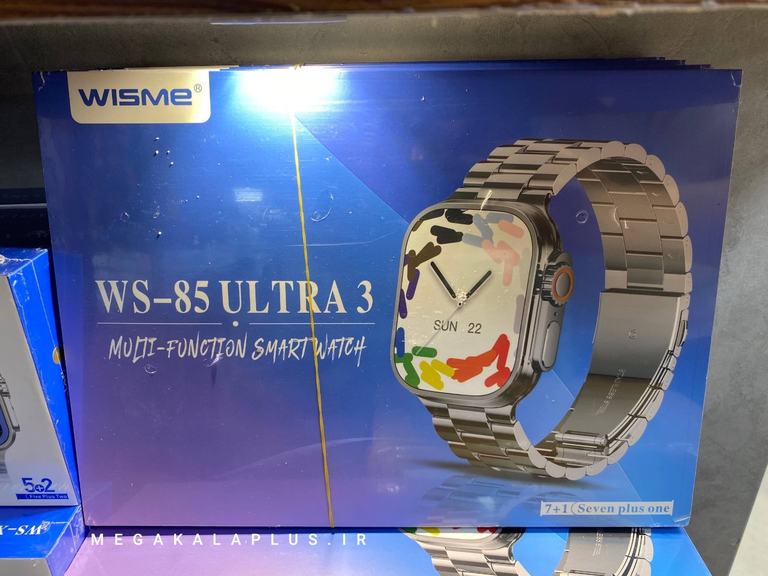 ساعت هوشمند ویسمی مدل WS-85 ULTRA 3 با بدنه آلومینیومی و پکیج ۷ بندی