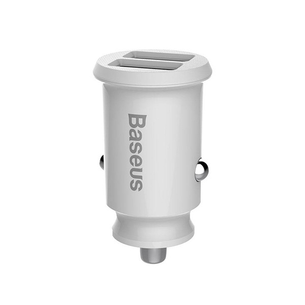شارژر فندکی خودرو باسئوس مدل CCALL-ML02 | دو پورت فست شارژ