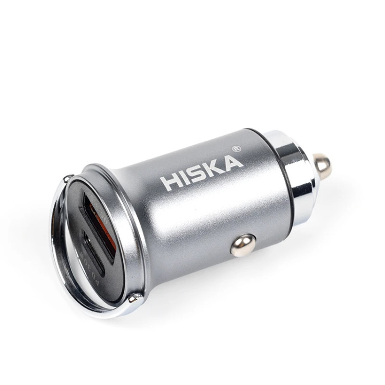شارژر فندکی خودرو هیسکا مدل HCC-306 | فست شارژ ۳۰ وات برای خودرو