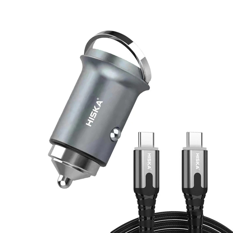 شارژر فندکی خودرو هیسکا مدل HCC-306 | فست شارژ ۳۰ وات برای خودرو