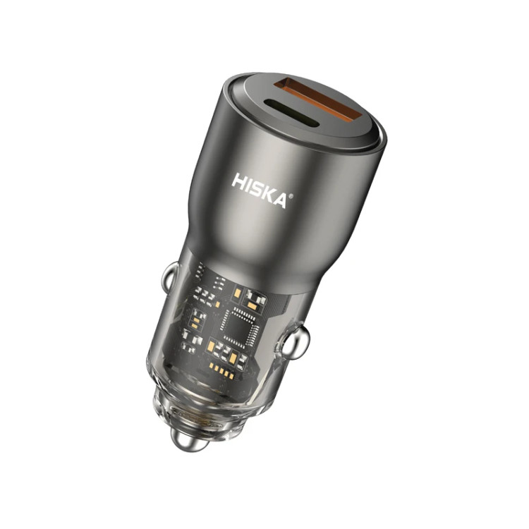 شارژر فندکی هیسکا مدل HCC-329 | فست شارژ ۹۵ وات حرفهای برای خودرو
