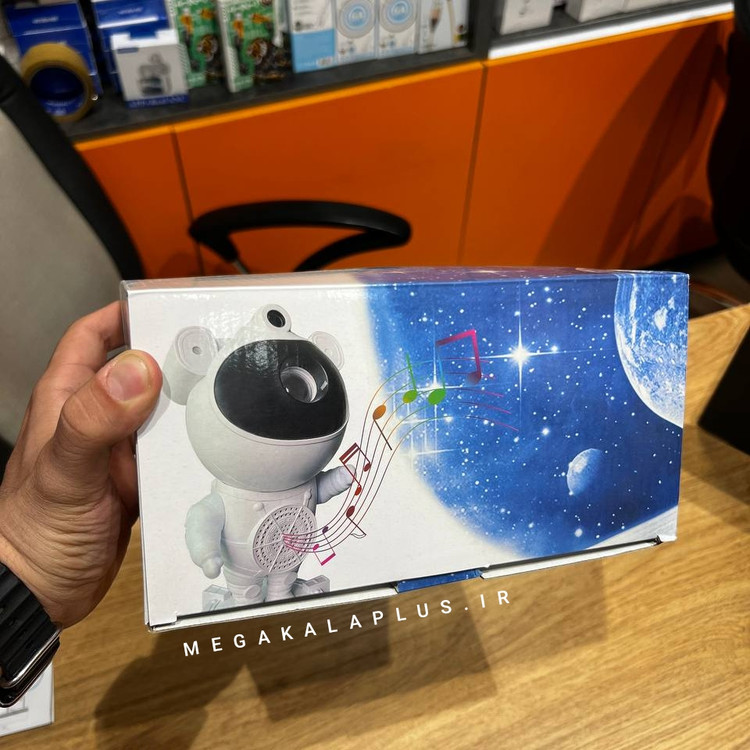 چراغ خواب فضانورد اسپیکردار کهکشانی مدل Galaxy Projector