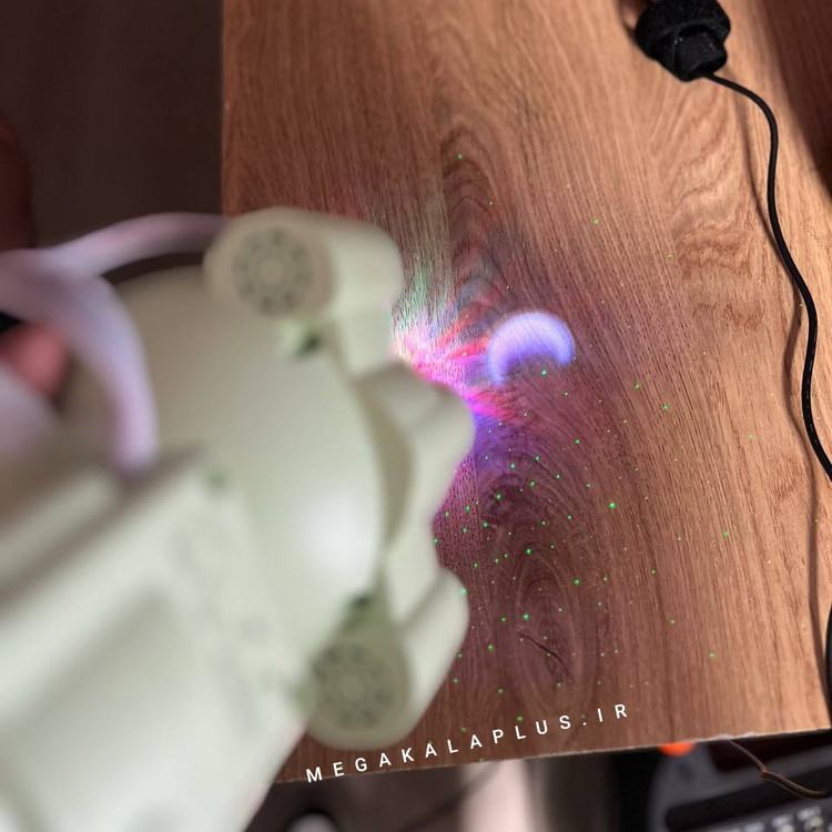 چراغ خواب فضانورد اسپیکردار کهکشانی مدل Galaxy Projector
