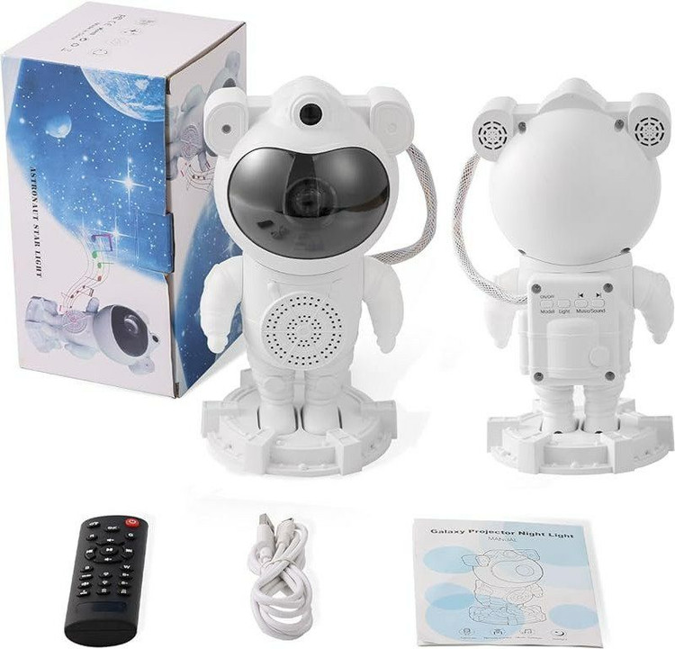 چراغ خواب فضانورد اسپیکردار کهکشانی مدل Galaxy Projector