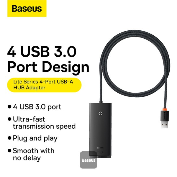 هاب 4 پورت USB 3.0 باسئوس مدل BS-OH080 UltraJoy
