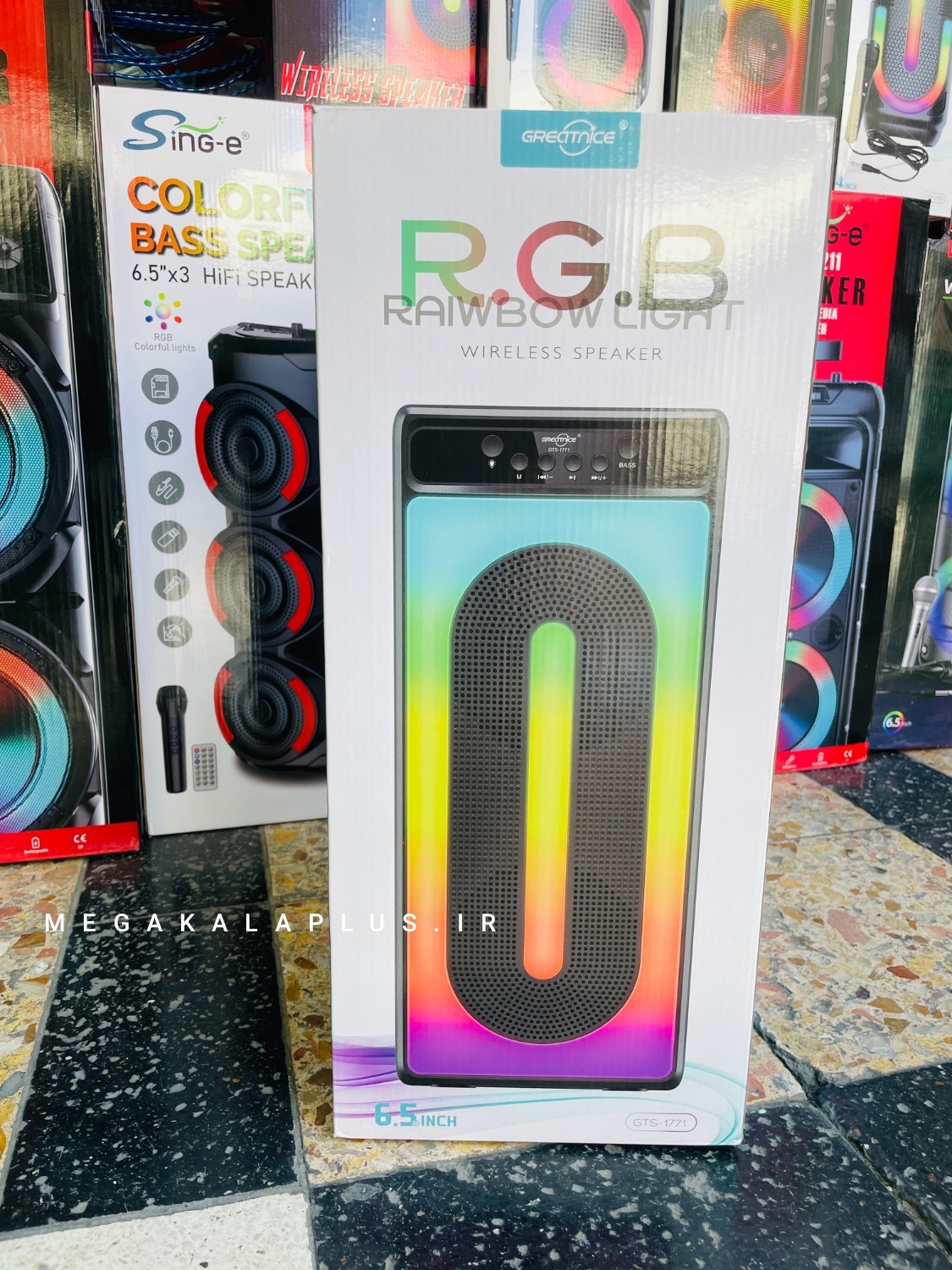اسپیکر بلوتوثی قابل حمل گریت نایس مدل GTS1771