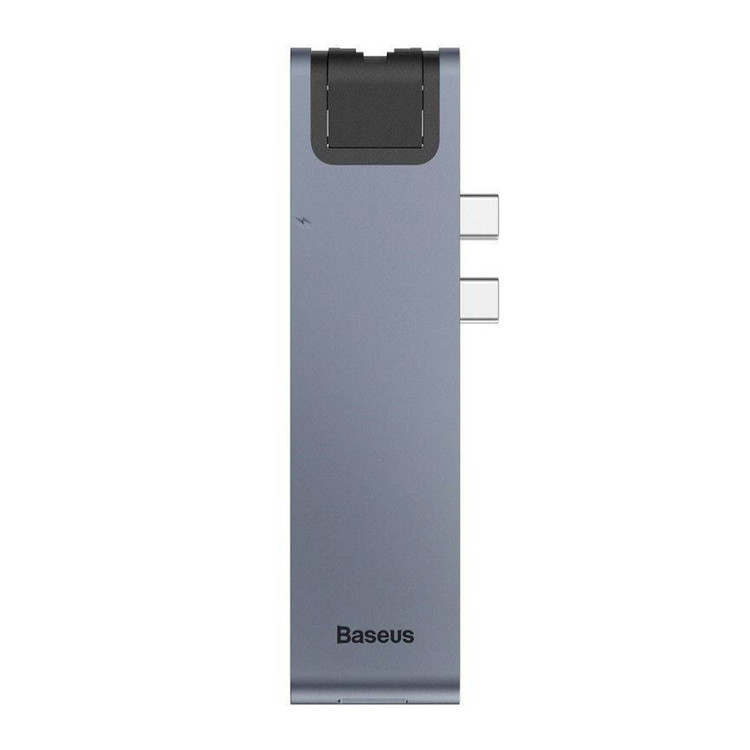 هاب 7 پورت تایپ سی مک بوک بیسوس مدل Baseus Thunderbolt C+Pro CAHUB-L0G