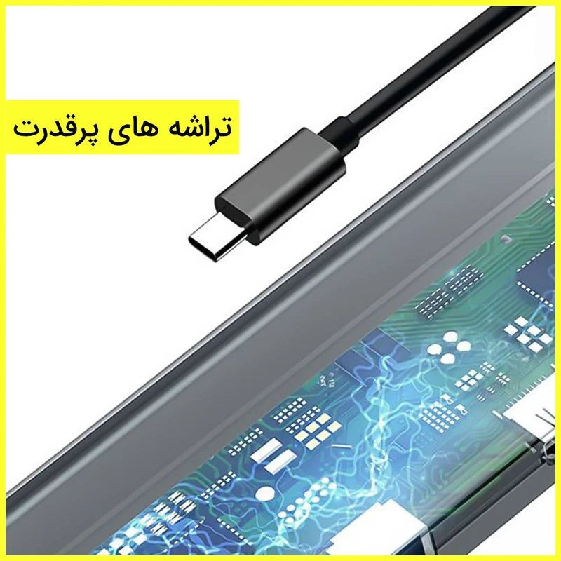 هاب USB-C باسئوس مدل CATSX-G0G با ۱۱ پورت