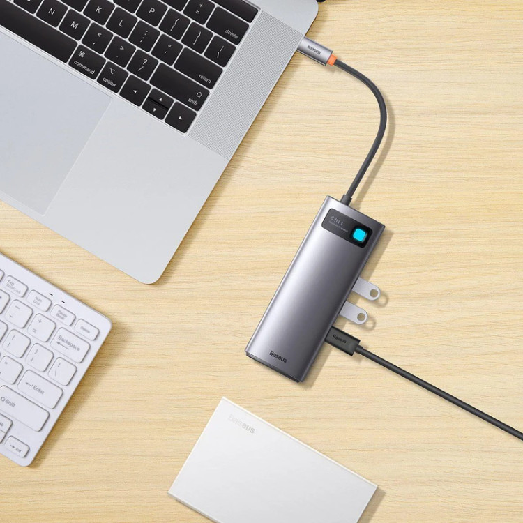 هاب USB-C باسئوس مدل CW0G شش پورت