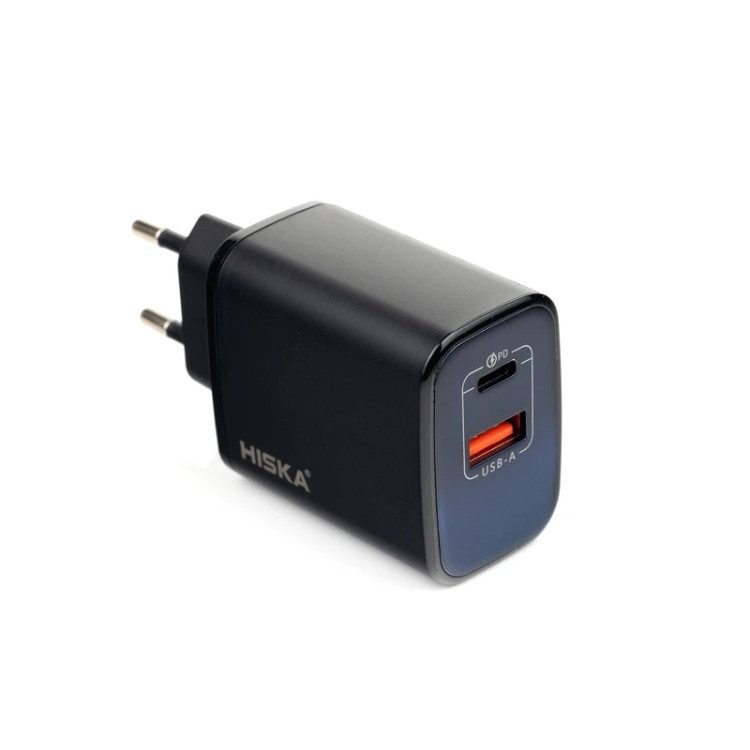 شارژر دیواری هیسکا مدل H-167EU توان 67 وات