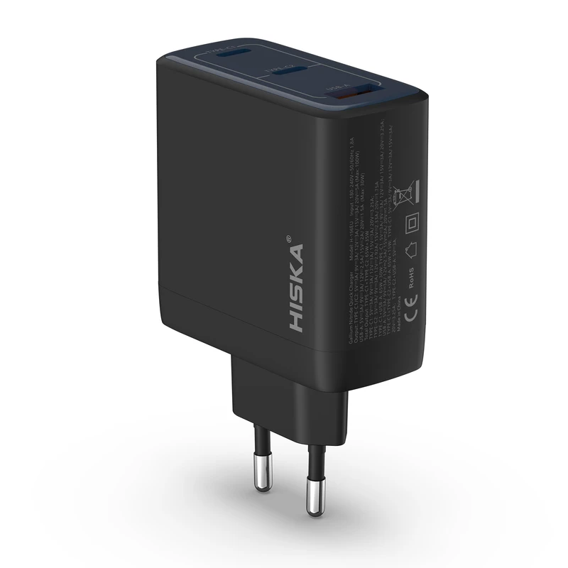 شارژر دیواری هیسکا مدل H-167EU توان 67 وات