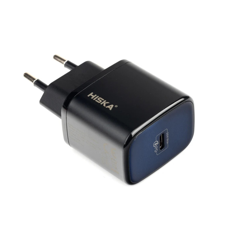 شارژر دیواری 25 وات هیسکا مدل H-127EU با فناوری شارژ سریع PD و QC 3.0