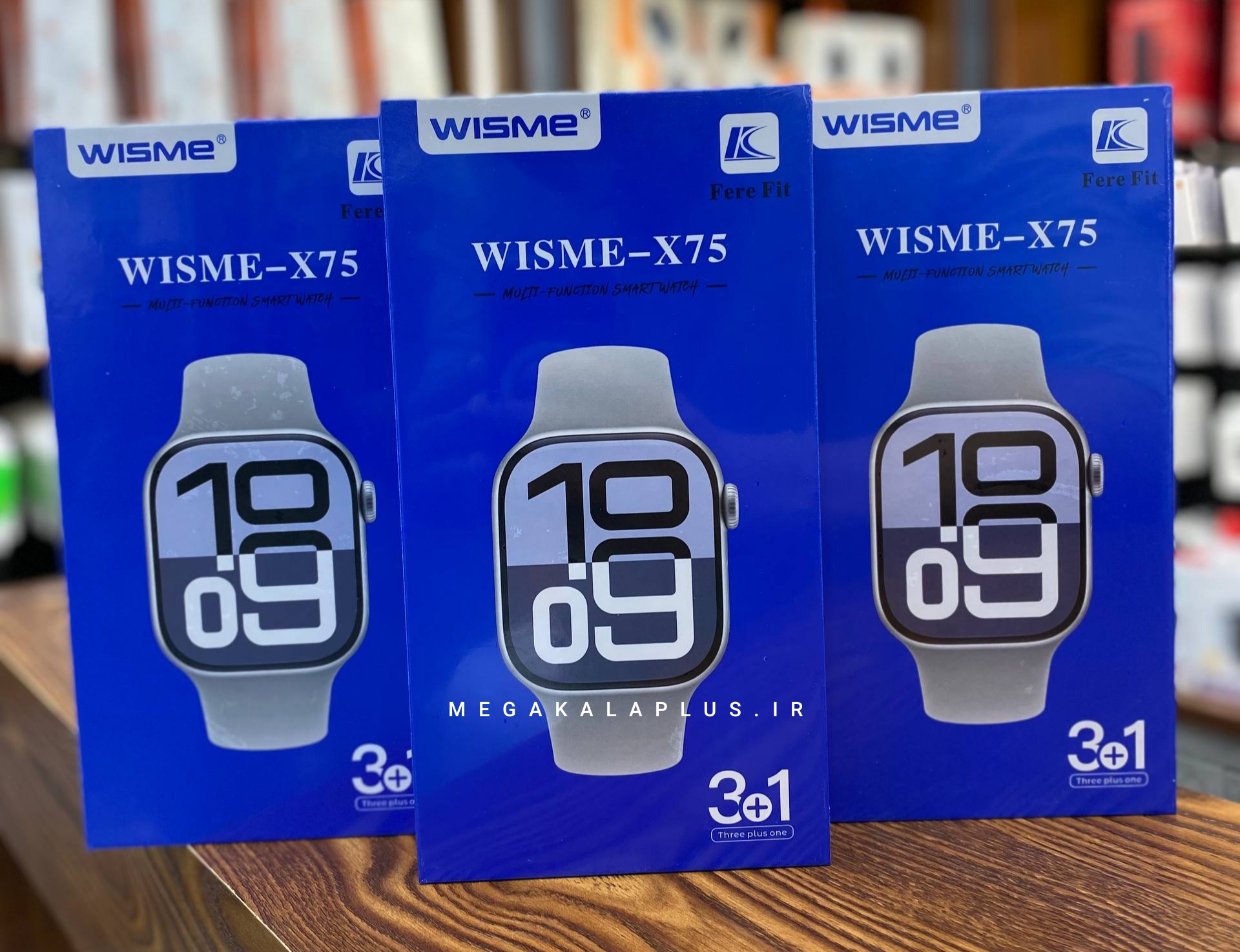 ساعت هوشمند ویسمی مدل Wisme X75 به همراه 3 بند متنوع