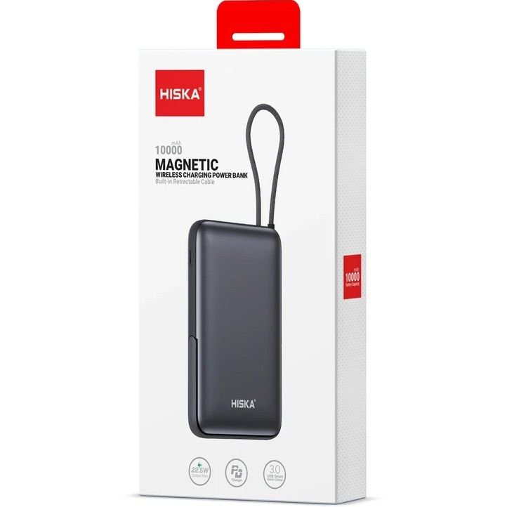 پاوربانک هیسکا مدل HP-133PD ظرفیت 10000 میلیآمپر ساعت