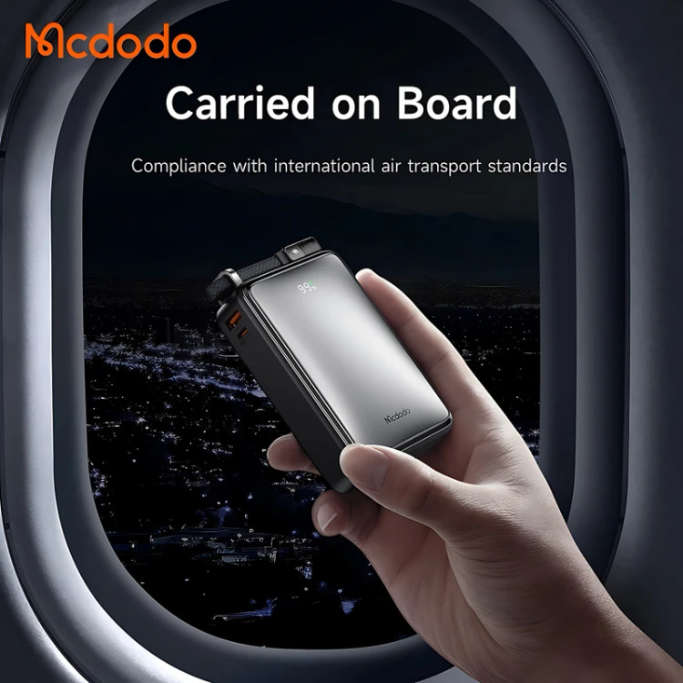 پاوربانک مک دودو مدل Mcdodo MC-433 ظرفیت 20000 میلیآمپر ساعت 67 وات
