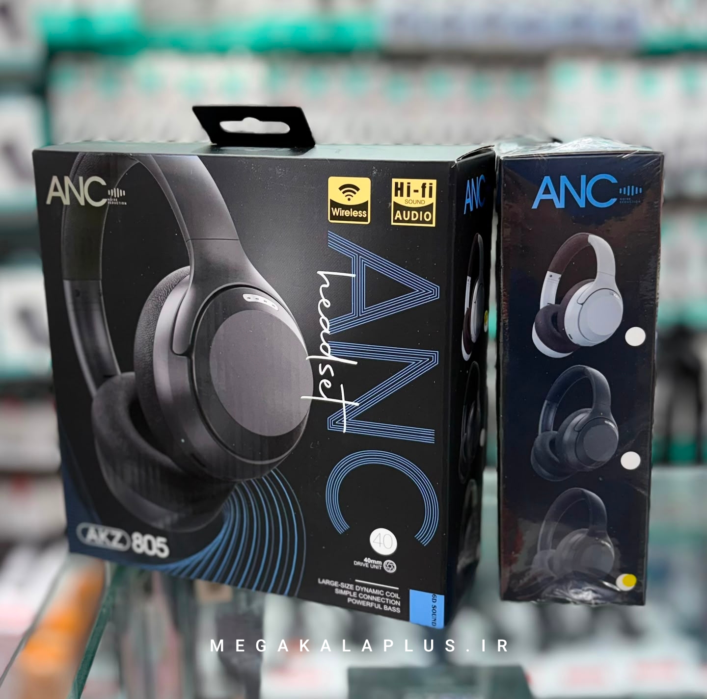 هدفون بلوتوثی AKZ-805 با حذف نویز فعال (ANC)