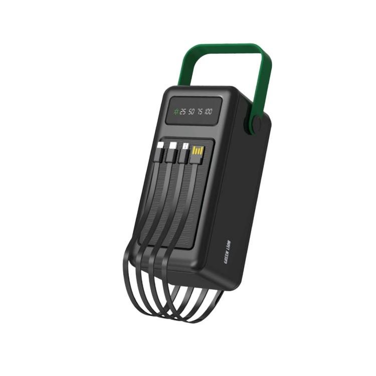 پاوربانک خورشیدی گرین لاین مدل Solar Max 80K ظرفیت 80000 میلیآمپر ساعت