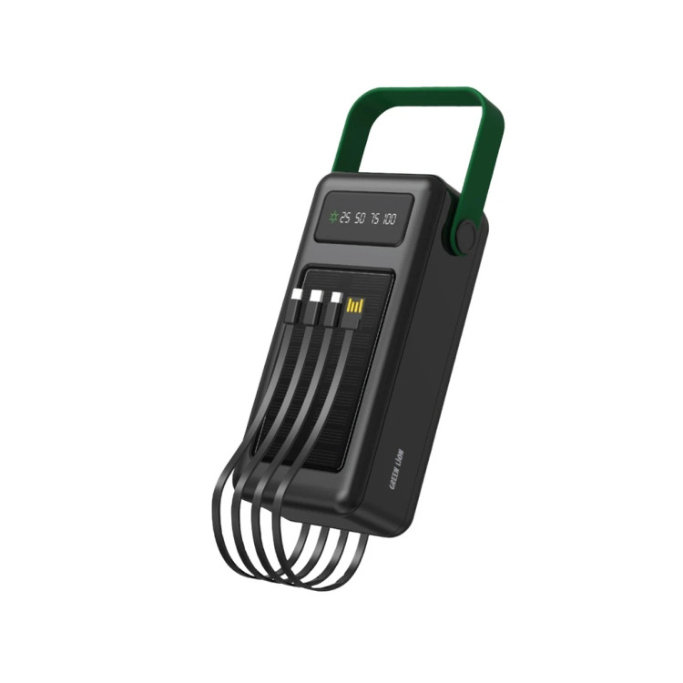 پاوربانک خورشیدی گرین لاین مدل Solar Max ظرفیت 50000 میلیآمپر ساعت