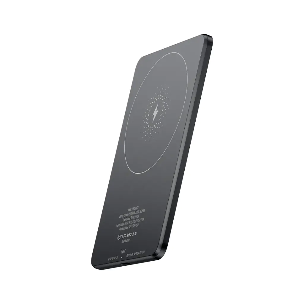 پاوربانک مگنتی مگ‌سیف پاورولوژی 5000 میلی‌آمپرساعت مدل Ultra Slim