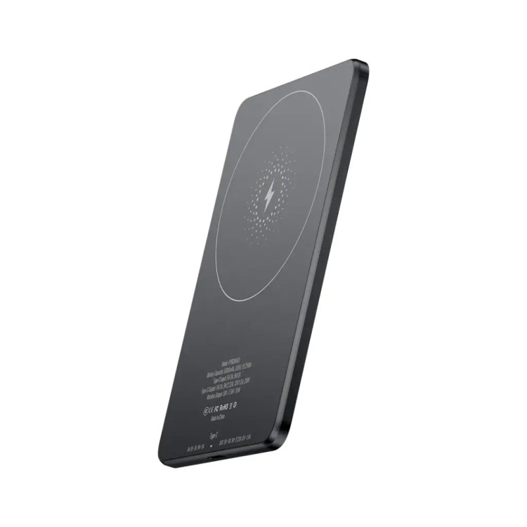 پاوربانک مگنتی مگسیف پاورولوژی 5000 میلیآمپرساعت مدل Ultra Slim