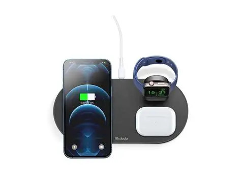 شارژر وایرلس سه کاره مک دودو مدل CH-706 با توان 15 وات