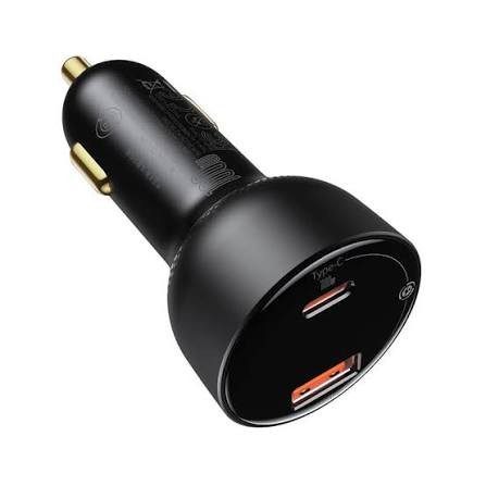 شارژر فندکی بیسوس DUAL QUICK 100W SUPERME مدل CCZX-01