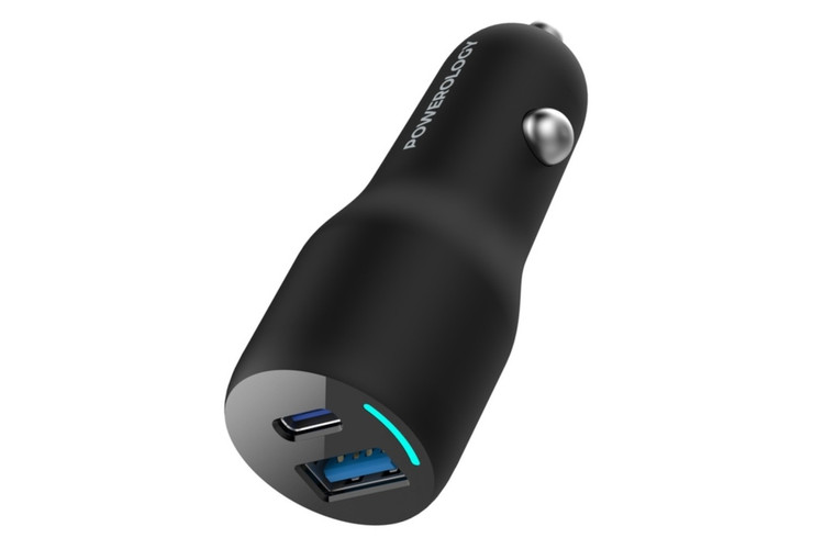 شارژر فندکی پاورولوژی Powerology Dual Port 35W