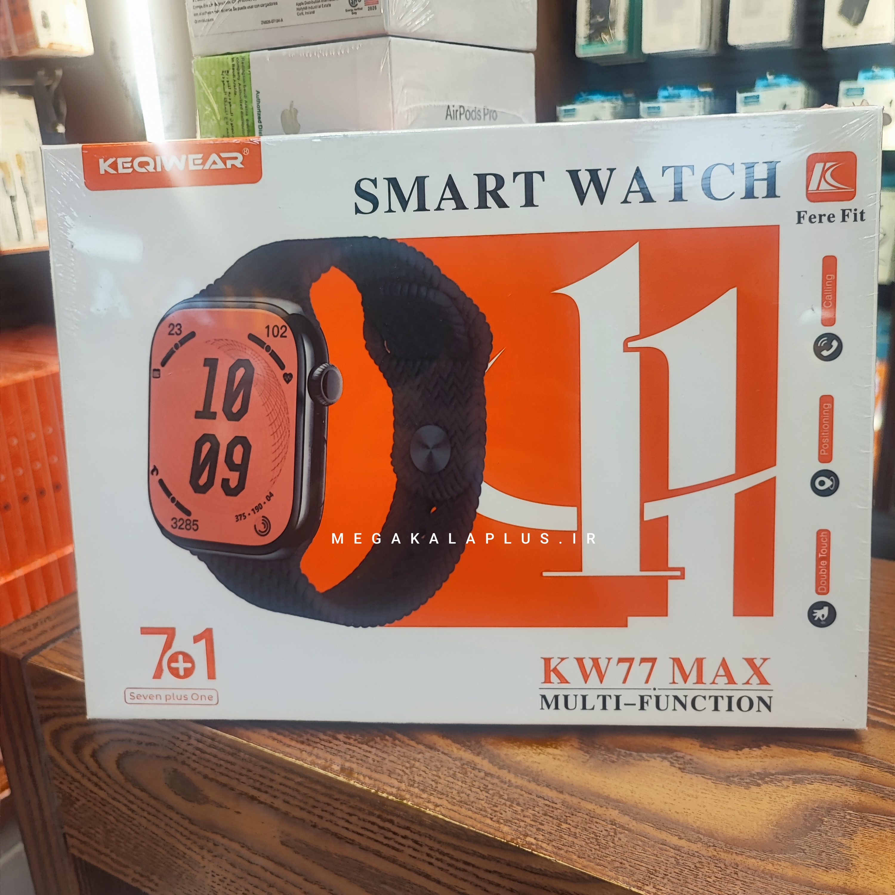 ساعت هوشمند KW77 MAX به همراه ۷ بند