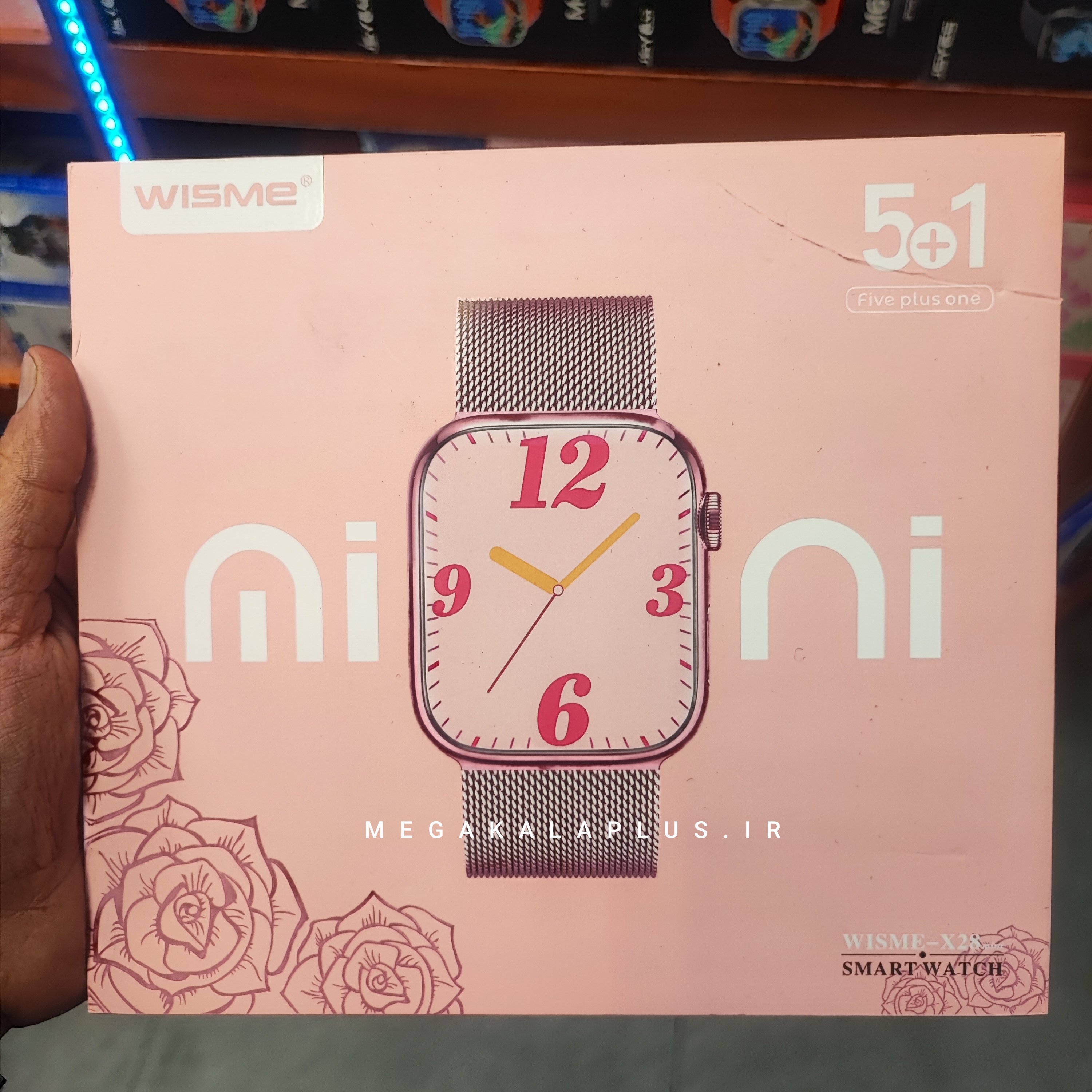 ساعت هوشمند دخترانه WISME-X28 Mini با ۵ بند قابل تعویض