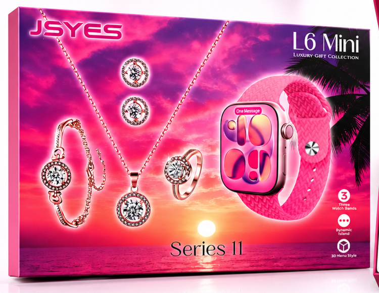 ساعت هوشمند دخترانه JSYES L6 Mini به همراه اکسسوری