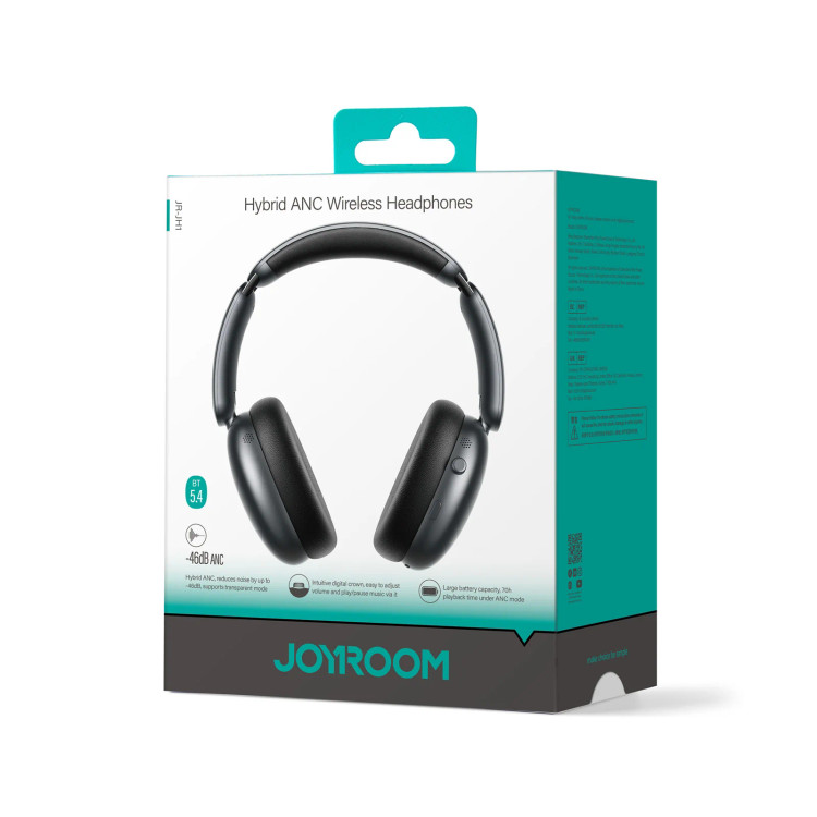 هدفون بلوتوثی جویروم Joyroom مدل JR-OH1 (طراحی ارگونومیک و صدای سوپر بیس)