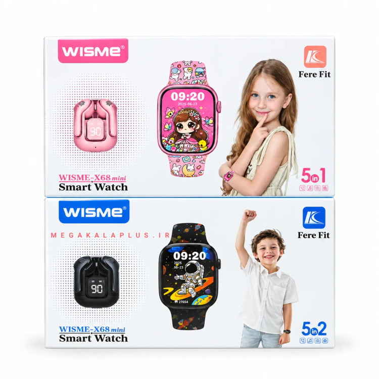 ساعت هوشمند بچگانه ویسمی مدل Wisme-X68 Mini با قابلیت پایش مکان و ایمنی کودک