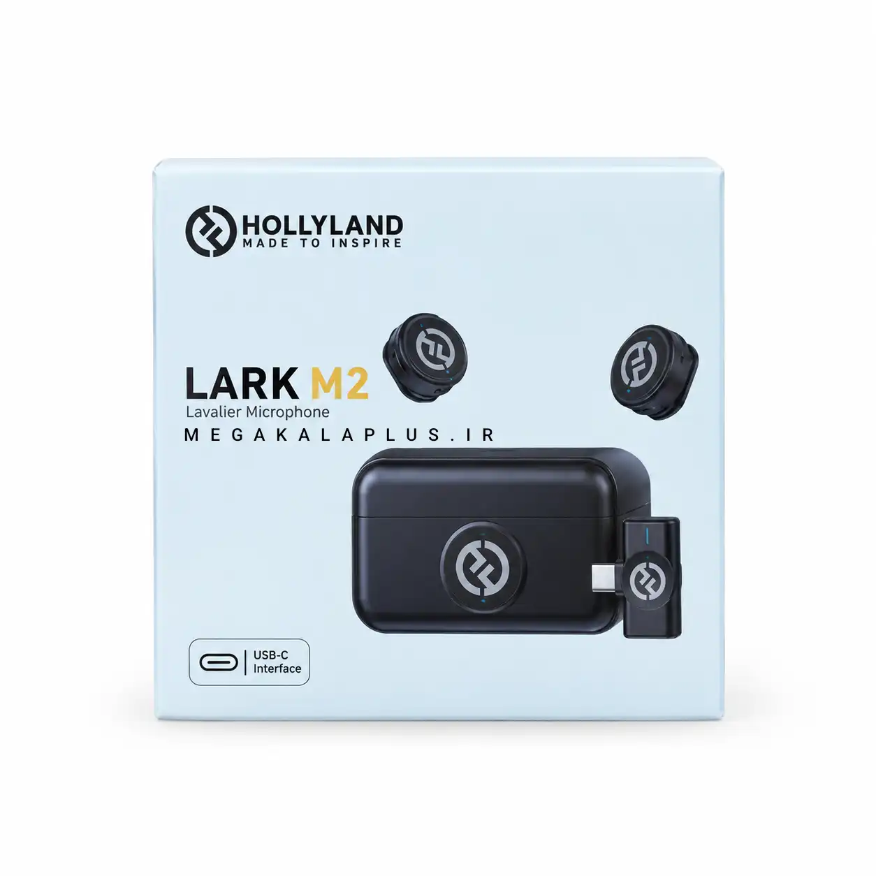 میکروفون بی‌سیم هالی‌لند مدل LARK M2 مناسب تولید محتوا و ضبط صدا